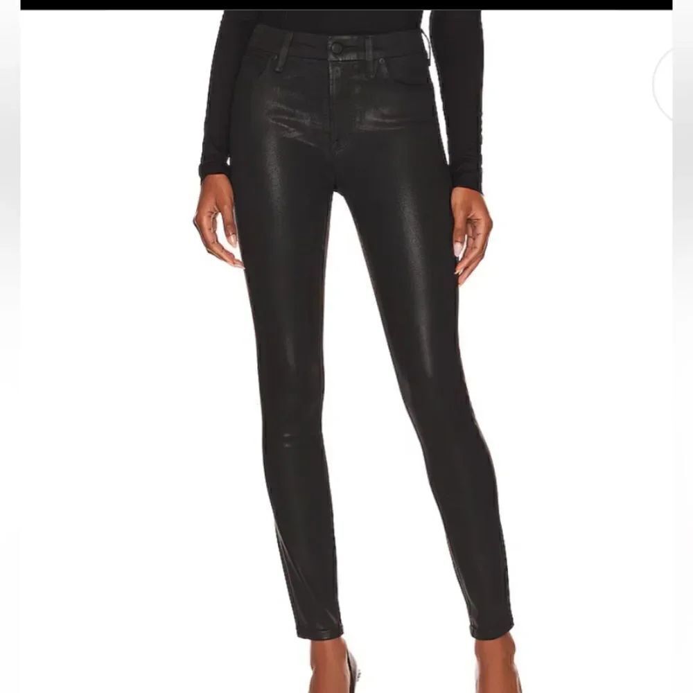 Good American Good Legs Coated in Black001 Size 6